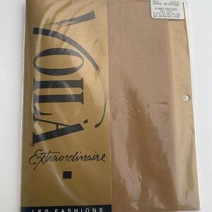 Voila gold control top pantyhose. NWT